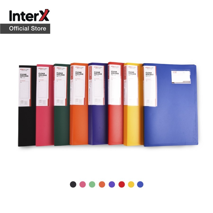 

Clear Holder / Dokumen Keeper / Display Book F4 40 Lembar Inter X