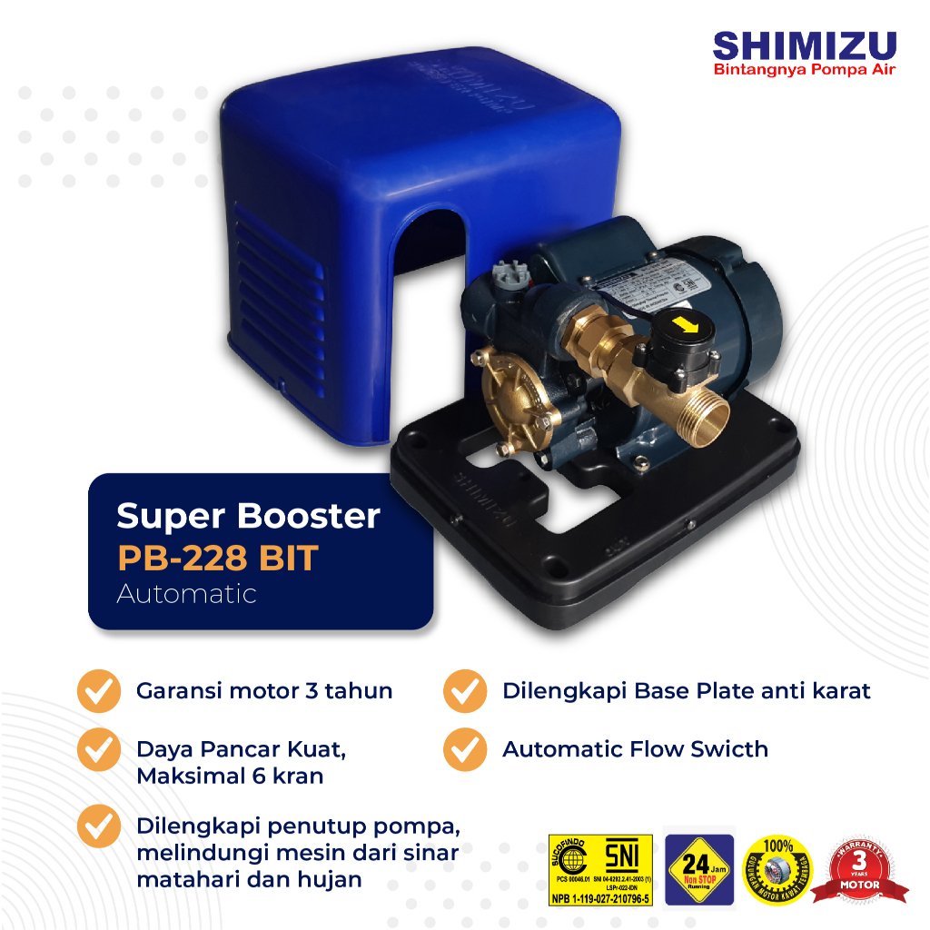 PB 228 BIT K Shimizu Booster Pump / Pompa Booster / PB228BIT / 228