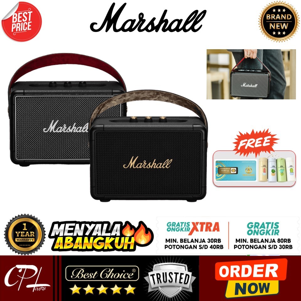 Marshall Kilburn II Portable Bluetooth Speaker
