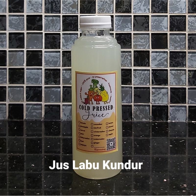 

Jus Labu Kundur / Winter Melon pure COLD PRESSED