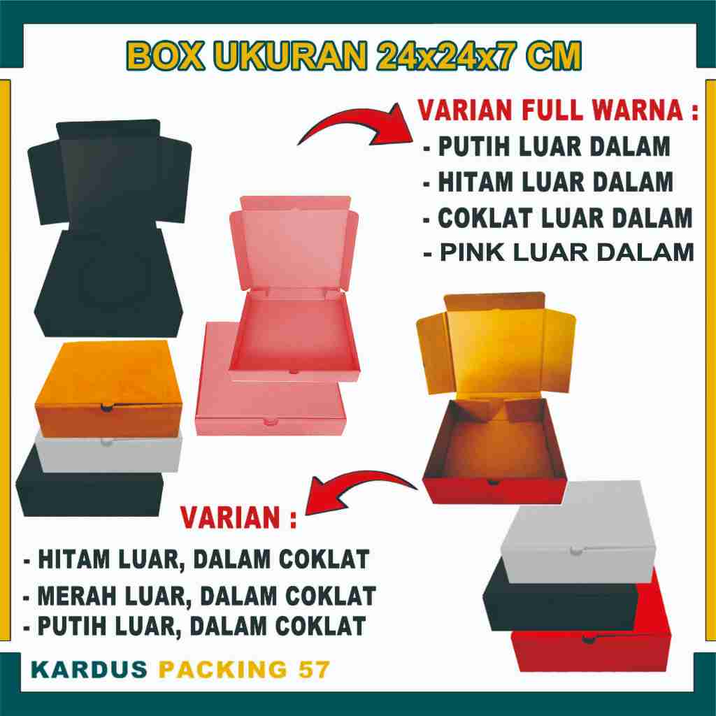 

Box 24x24x7 cm LD kardus/polos/Box_Hampers/Box_hoodie/Box_mukena/Box_Bayi