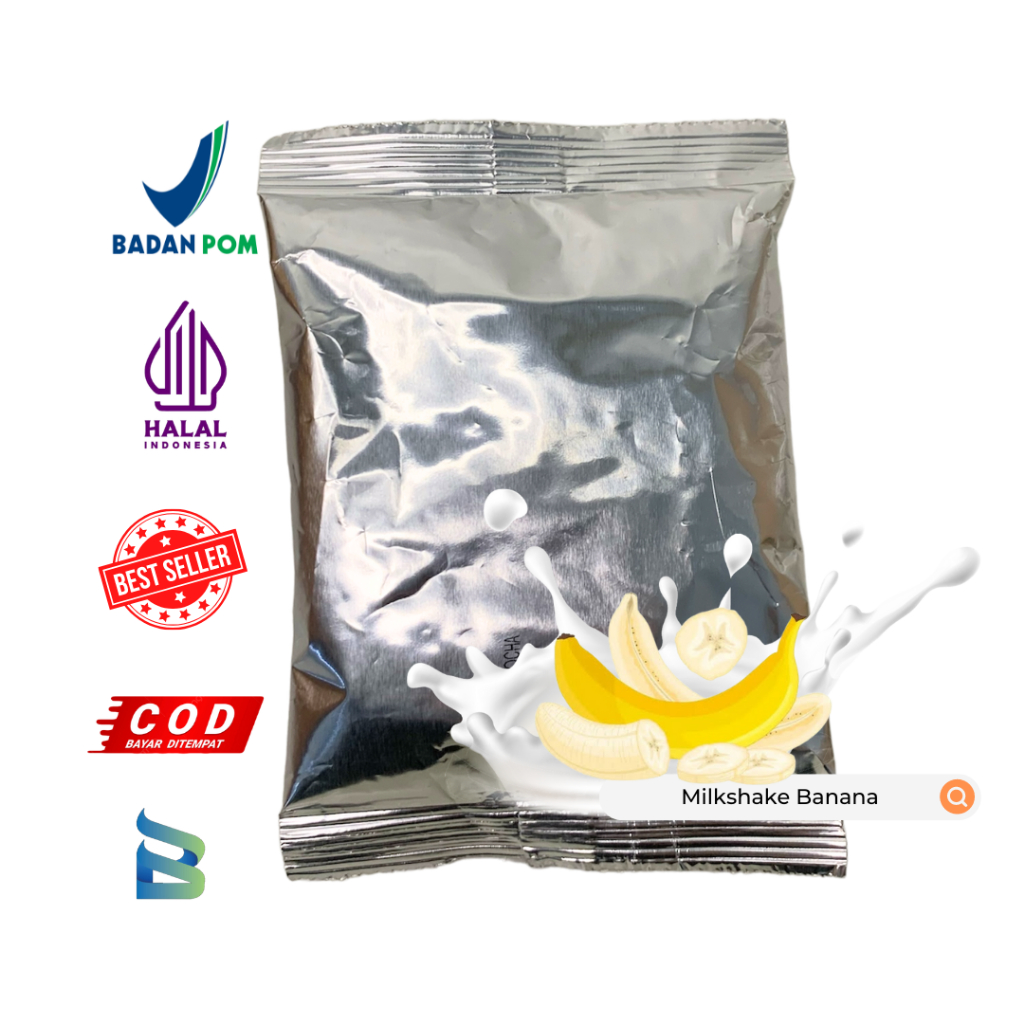 

Bubuk minuman milkshake series kemasan 1kg varian rasa banyak sudah mengandung gula dan susu