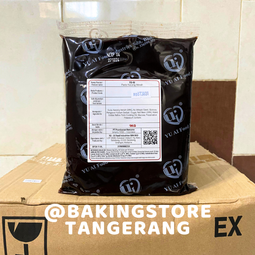 

Yu Ai Red Bean Paste | Pasta Kacang Merah 1 Kg Yu-Ai