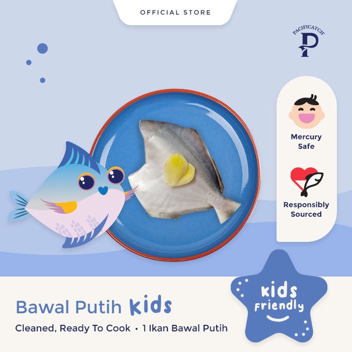 

Pacificatch Ikan Bawal Putih Kids