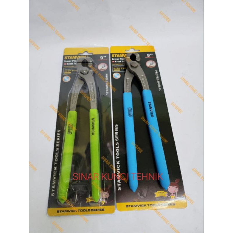 Tang Gegep STAMVICK 9" inch - Tang Kakatua Cabut Paku Tower Pincer 9"