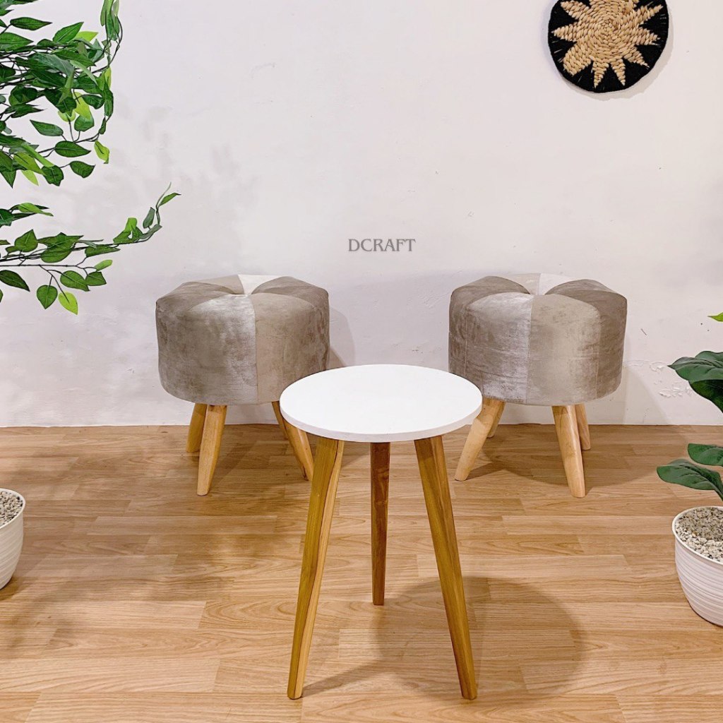 Stool Bulat / Sofa Bulat / Sofa Stool / Stool Jamur / Stool Eksklusif Chery
