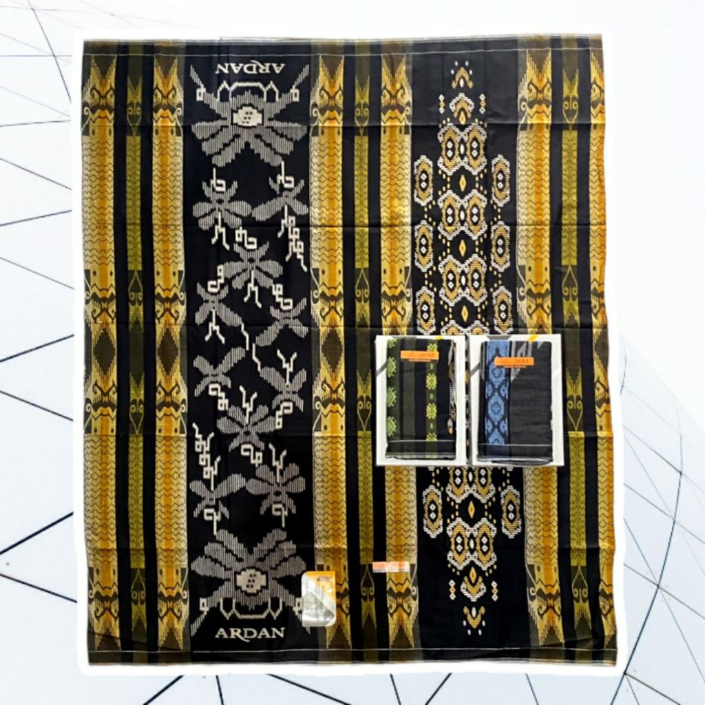 Sarung Ardan Star Silver / Sarung Ardan JKM / Sarung Ardan Jaquard Kembang / Ardan By Ketjubung / Ar