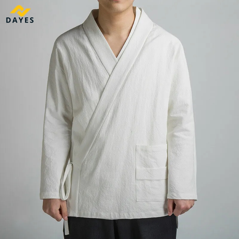 Dayes AKITA Shirt Kemeja Pria | Hakama | Pakaian Linen Jepang Pria