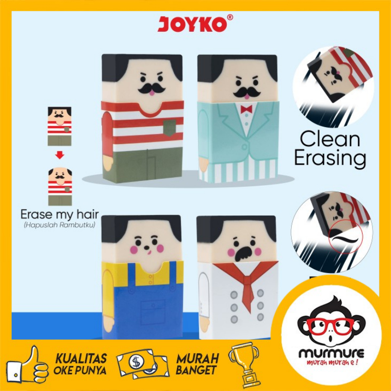 

MURMURE I PENGHAPUS ERASER JOYKO ER-125 MAN IN COSTUME