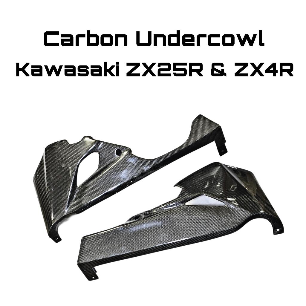 Carbonstar : Carbon Undercowl kawasaki ZX25R ZX4R Modificazone Aksesoris Modifikasi Original