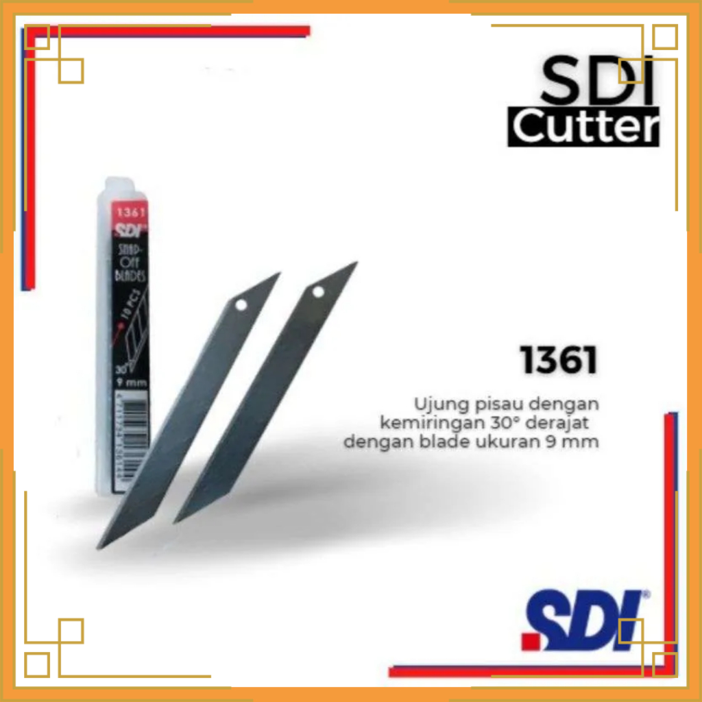 

SDI Spare blade kecil 1361 ujung lancip