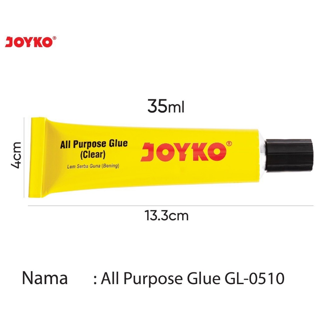 

Lem Serbaguna All Purpose Glue - Joyko GL-0510 (35 ml)