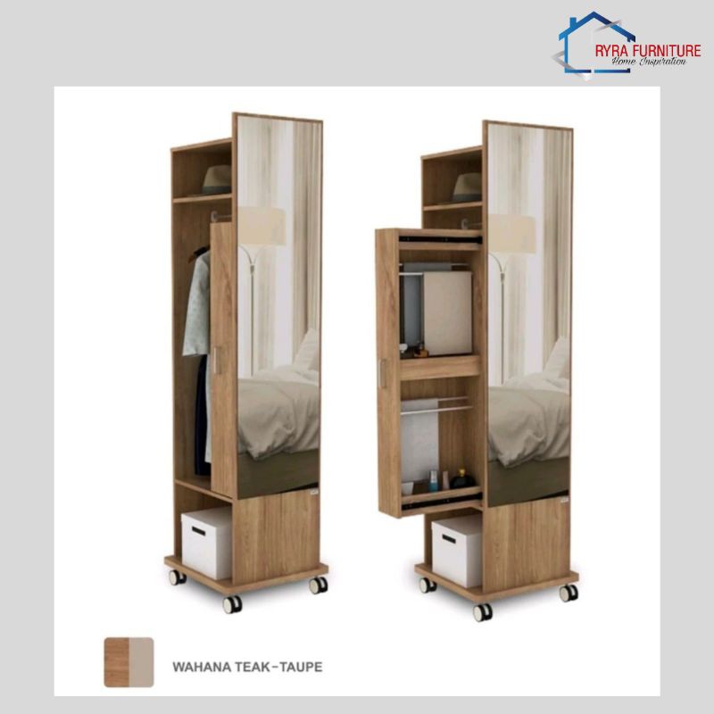CREATIV - RENATO DM50 - LEMARI JILBAB/STANDING MIRROR/LEMARI RIAS