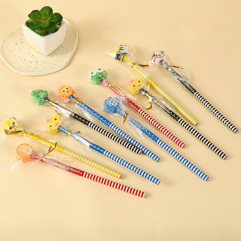 

PENSIL PENGHAPUS motif warna dan karakter lucu [ random ]