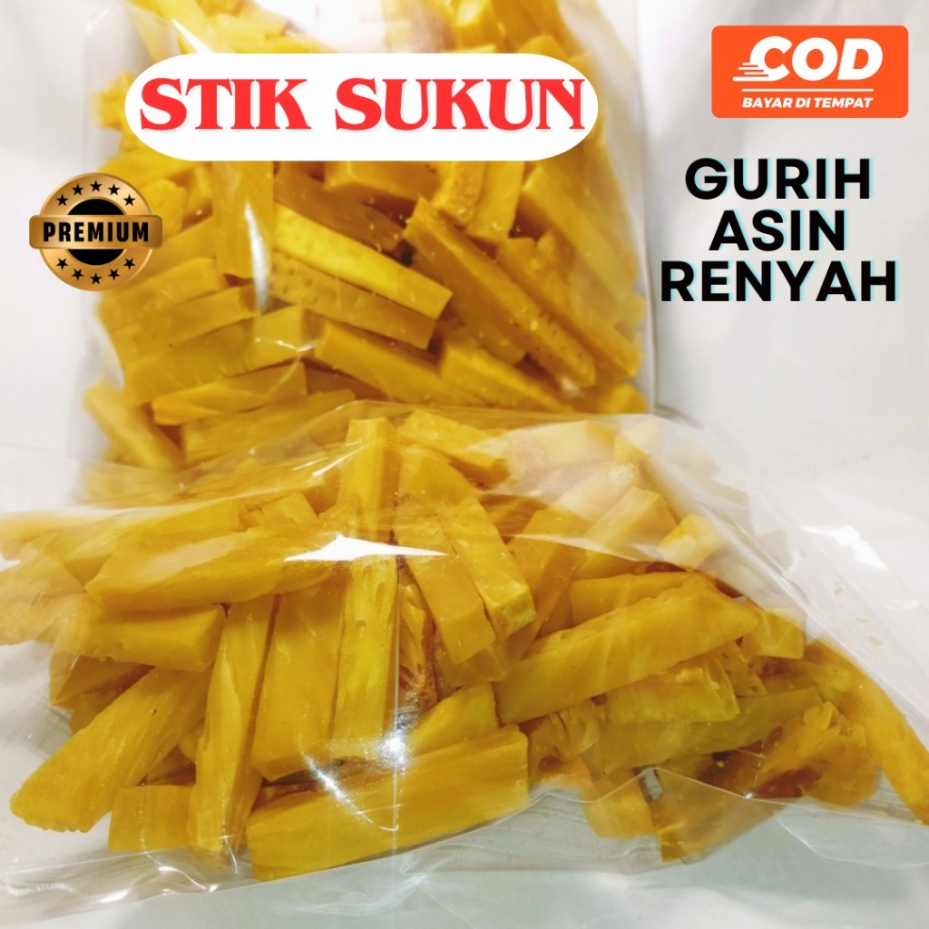 

Stik Sukun Mentega Grade A Stik Sukun Renyah Empuk Gurih Asin Stik sukun Tradisional Enak Premium Stik sukun Fresh pack Snack Kiloan Stik Sukun Klaten