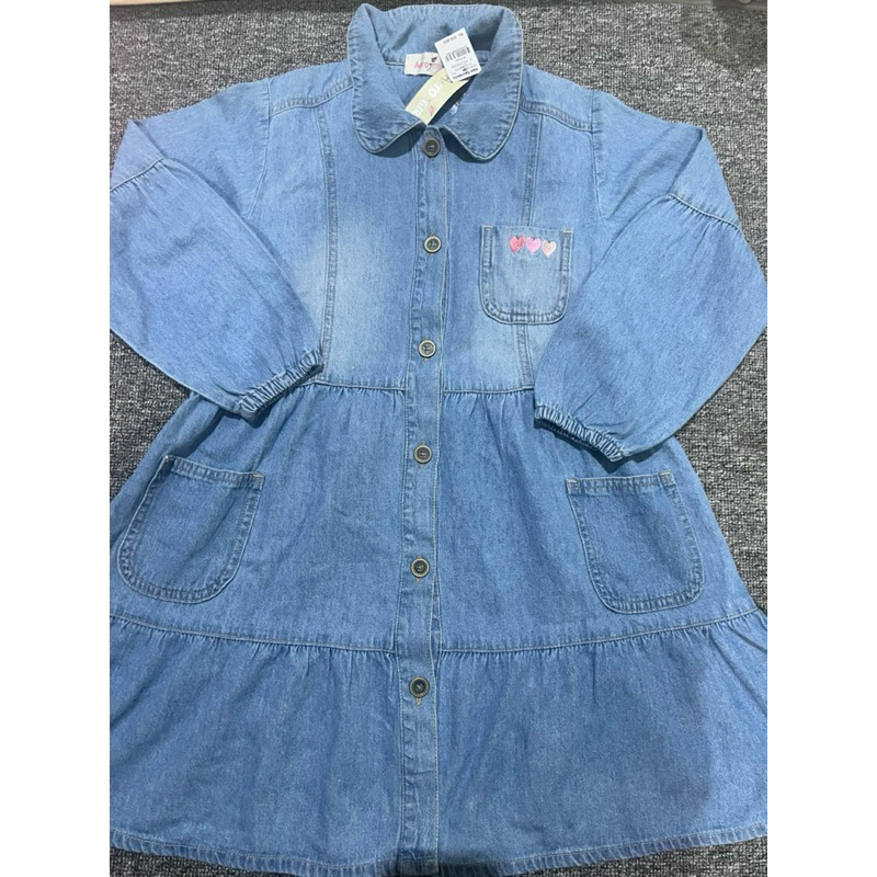 Aero Midi dress lengan panjang anak perempuan