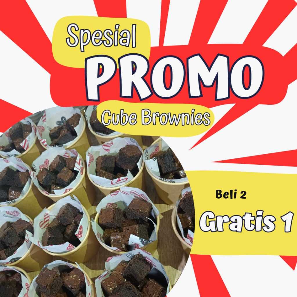 

CUBE BROWNIES PROMO BELI 2 GRATIS 1 (Harap Baca Deskripsi)