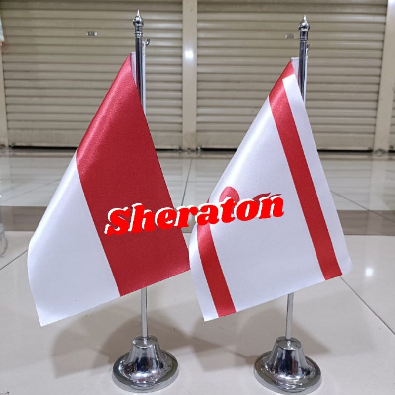 

tiang stenlis meja+bendera sekolah bendera Pramuka+Indonesia