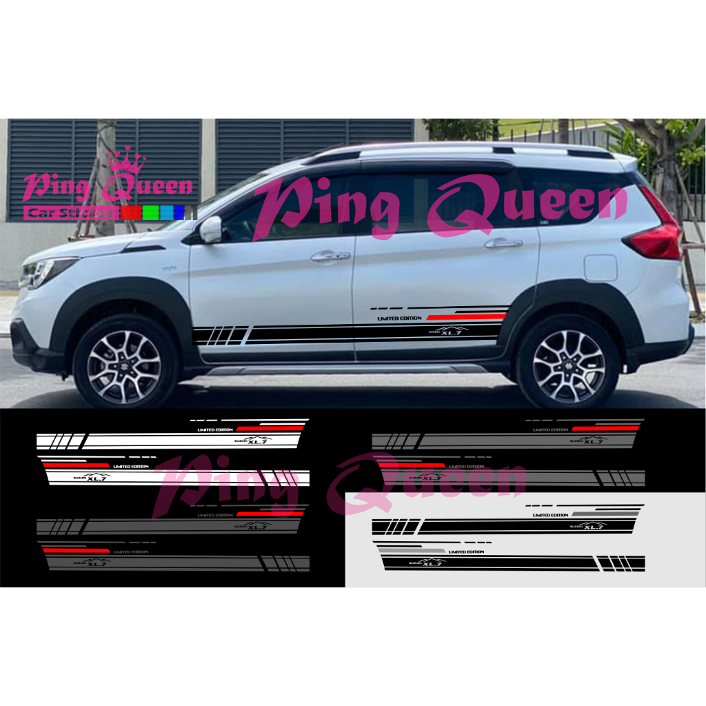 STICKER SUZUKI XL-7 CUTTING STICKER BODY SAMPING MOBIL XL-7