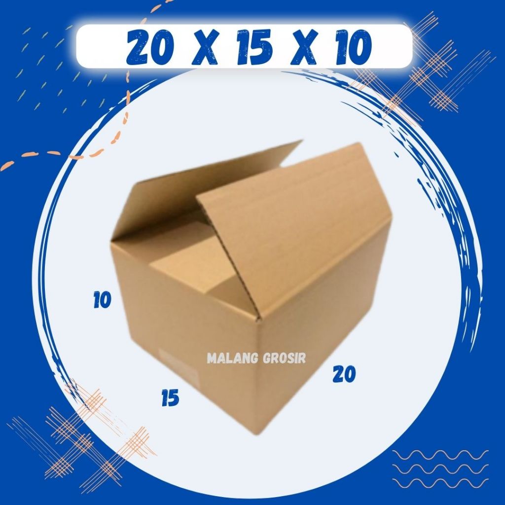 

Kardus 20x15x10 Packing Olshop Box A1 Dus Kotak Kemasan Box Aksesoris Souvenir Sparepart Madu Parfum