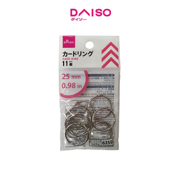 

Daiso CARD RING 25mm-0.98in-