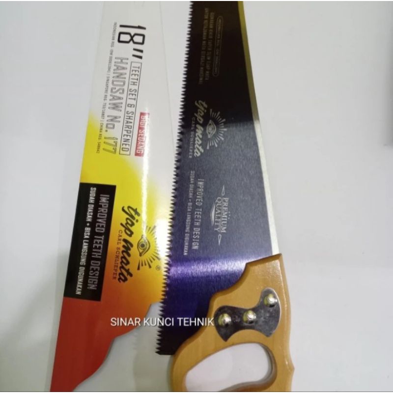 Gergaji Kayu Cap Mata / Solingen Tjap Mata 18" / Mata Gergaji Kayu