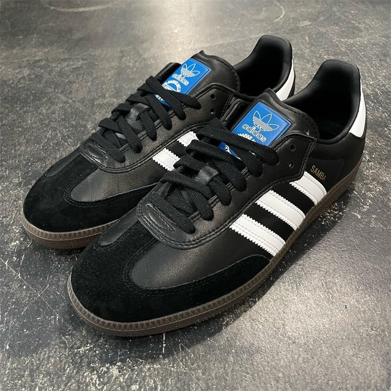 Sepatu Sneakers Adidas Samba OG Full Black White Gum OG 100% High quality Global Market