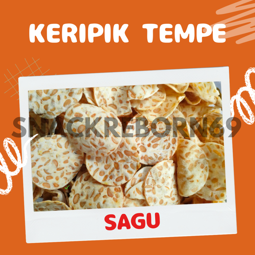 

Keripik Tempe Sagu Original 250 gram Termurah Terenak