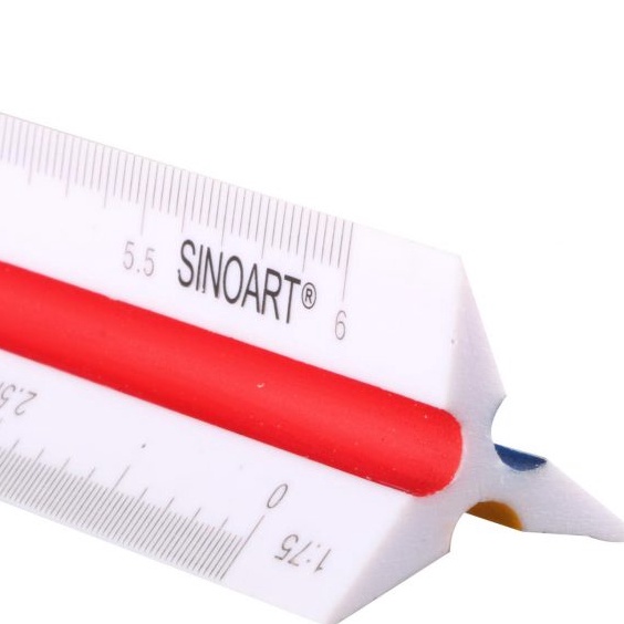 

Sinoart Scale Ruler 3 cm Penggaris Skala Segitiga Arsitek Drafter q F7W2