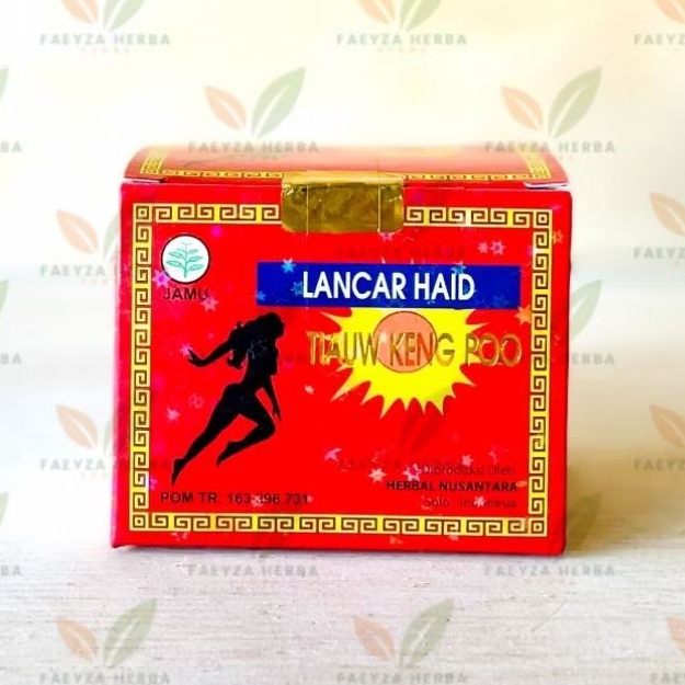 

Kapsul Terlambat Bulan - Lancar Haid isi 10 Sachet / Tiauw Keng Poo | Jamu kingpo