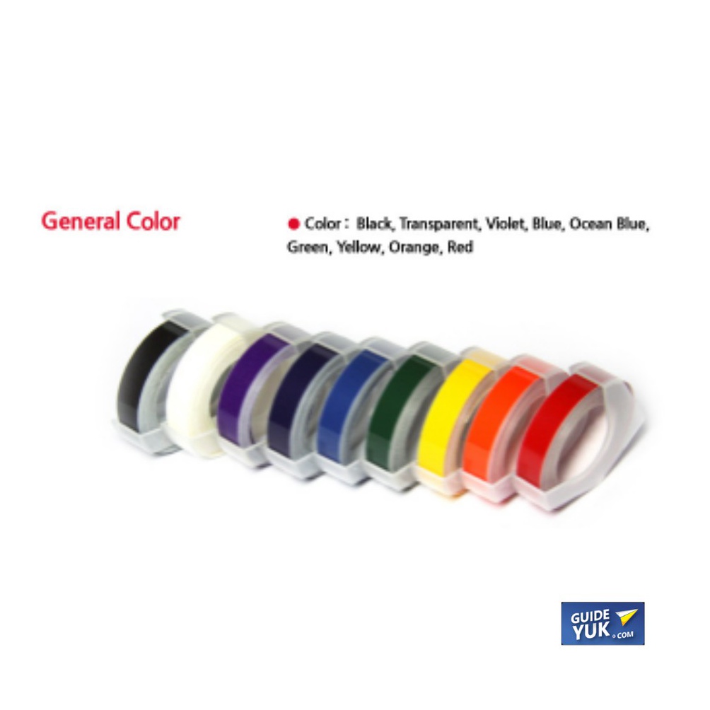 

CUCIGUDANG MOTEX emboss label tape ONLY HITAM READY STOCK