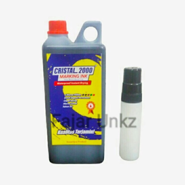 

Tinta Spidol Permanent Karung Refill Cristal 2 Kemasan 1 Liter i D1T8