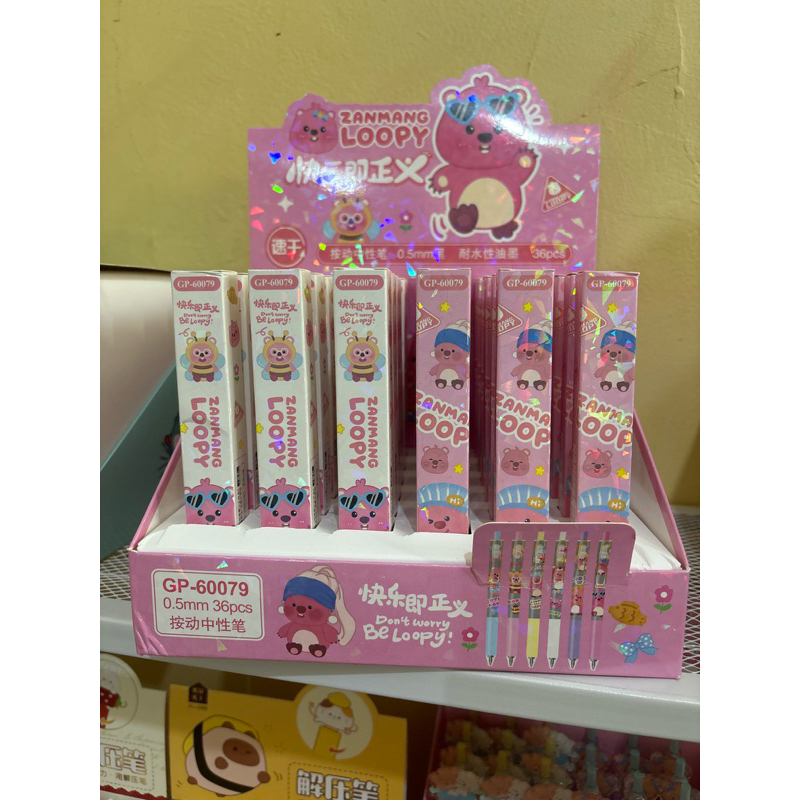 

1 BOX PEN BB LOOPY ISI 36