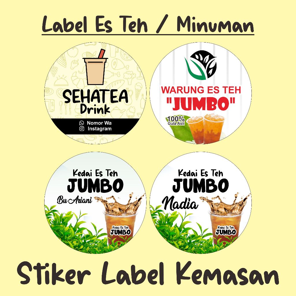

label kemasan usaha