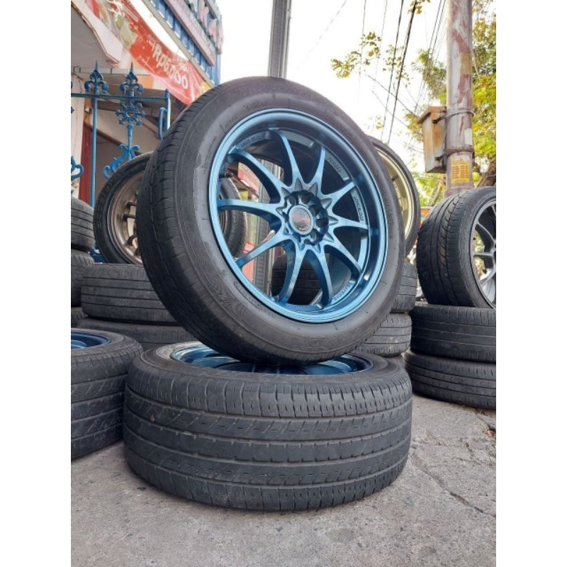 Velg R18 CE28 Rata 8" paket dengan Ban. Bisa untuk INNOVA, XPANDER, HRV, CIVIC FD.
