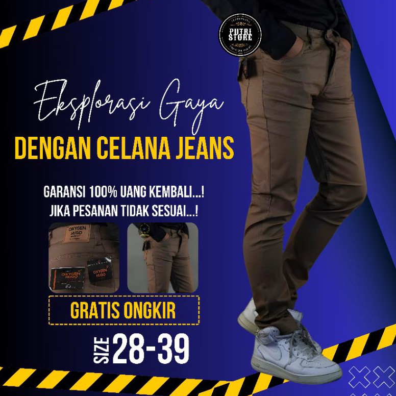 KODE T68R PROMO FLASH SALE TERBARU CELANA JEANS PRIA PANJANG COWO COWOK NAOMI SOFT JEANS JIN JEAN LE