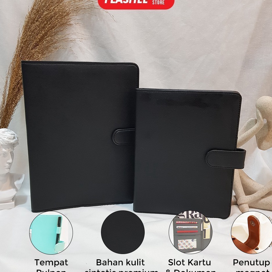 

Flashee Binder Polos Hitam A5 2 Ring B5 26 Ring Agenda Polos Binder Polos A5 B5 Organizer Eksklusif u B5Z8