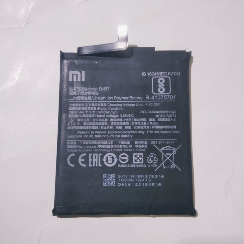 Baterai redmi BN37 original