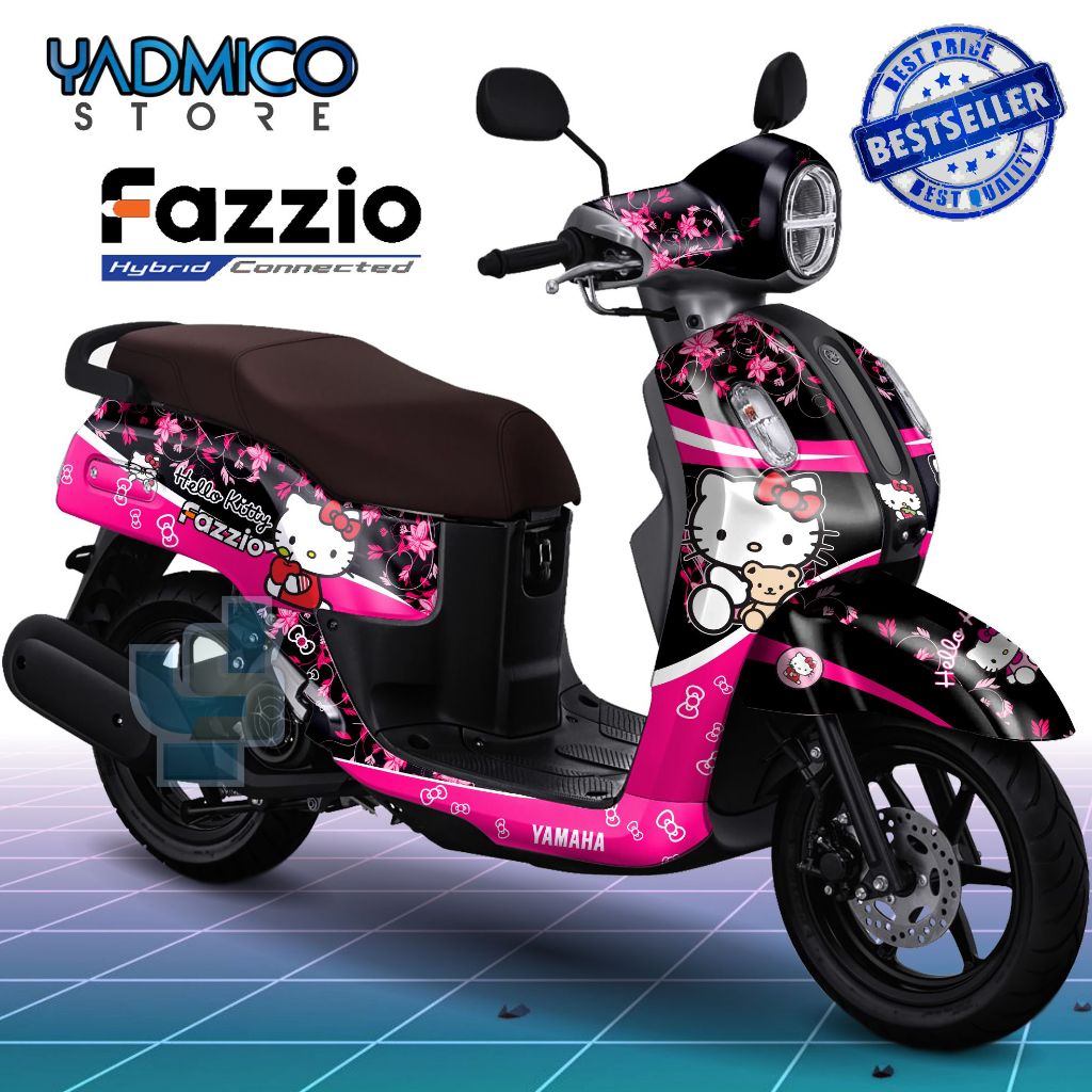Decal Fazzio Full Body - Stiker Motor Fazzio Full Body - Decal Hologram Yamaha Fazzio Full Body - St