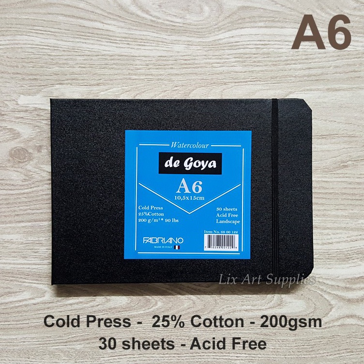 

De Goya Watercolor Book Stitched A6 3 sheets 2gsm n X3G9