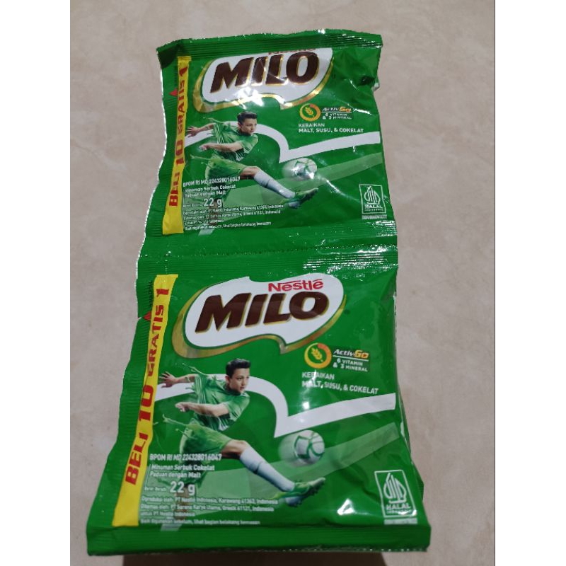 

MILO 22G ISI 11 SACHET