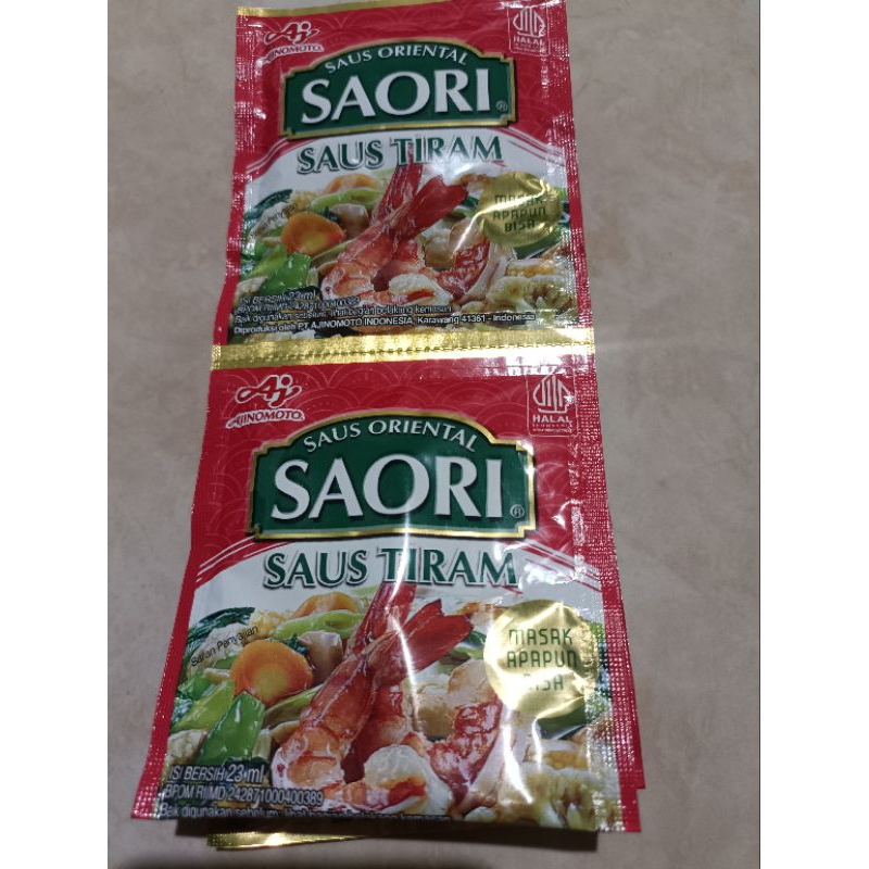 

SAORI SAUS TIRAM 23ML ISI 10 SACHET