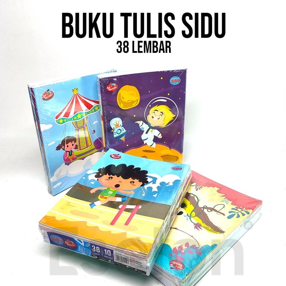 

1pcs Buku Tulis SIDU Garis 38lembar 1pack Buku Tulis SIDU 38lembar Buku Tulis SIDU l L7T8