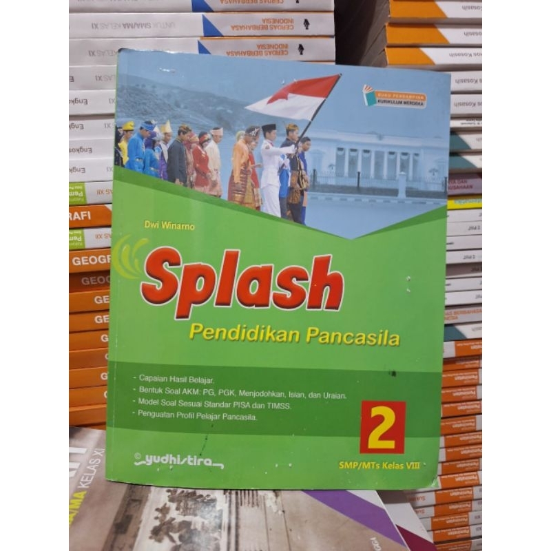 buku splash ppkn/pendidikan pancasila kelas 8/VIII/2 smp mts Yudhistira kurmer kurikulum merdeka