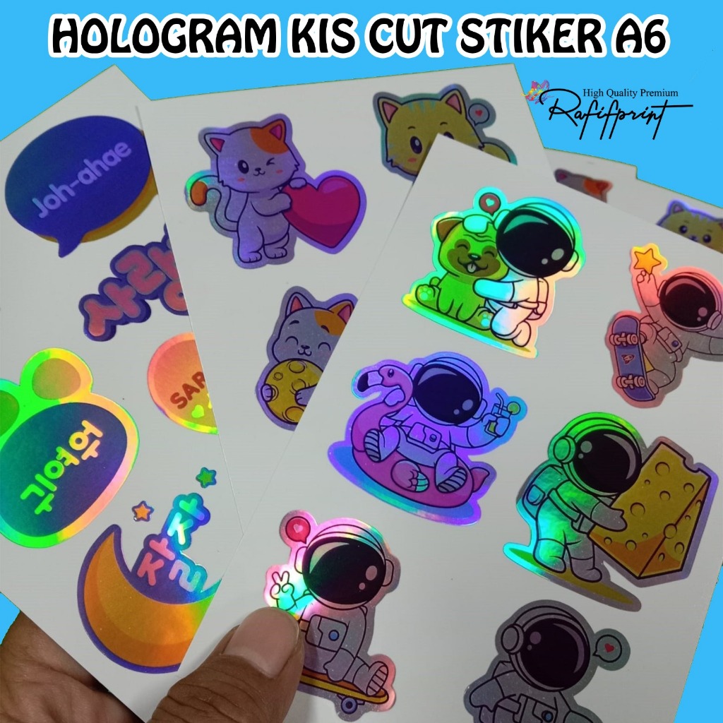 

HOLOGRAM STIKER CUTTING A6