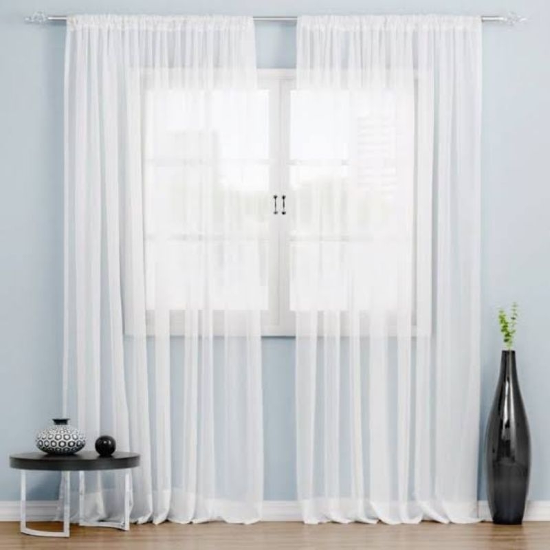 VITRASE SERUT/GORDEN TIPISAN POLOS PUTIH