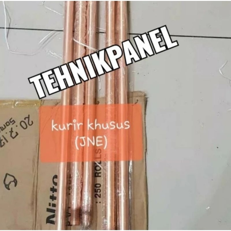 Rod Grounding 5/8" Besi lapis Tembaga 1,5mtr