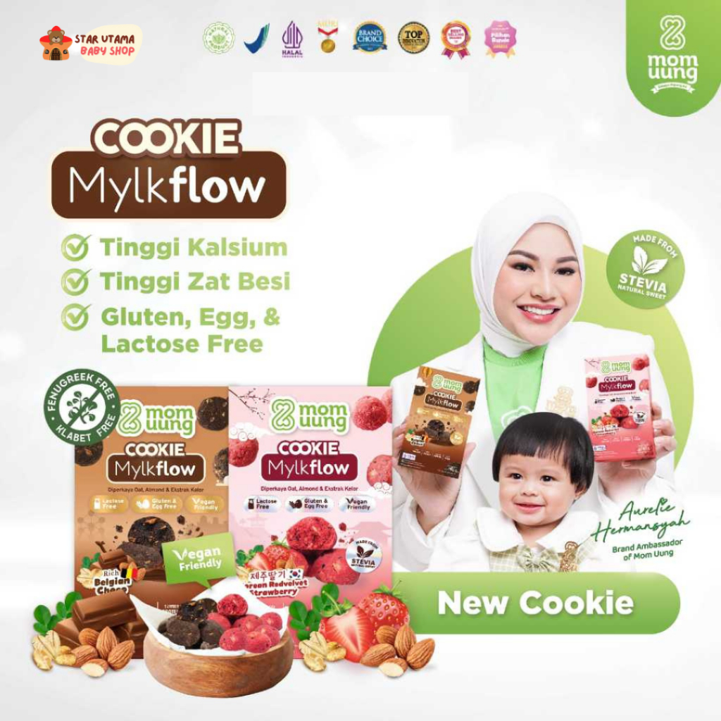 

Mom Uung Cookies biskuit kukis cemilan ibu menyusui