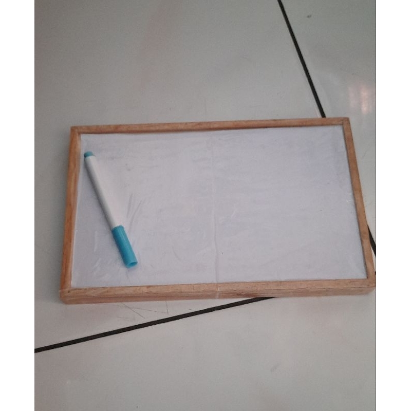 

papan tulis belajar dan menggambar anak homemade ( + free 1 spidol dan stiker random )