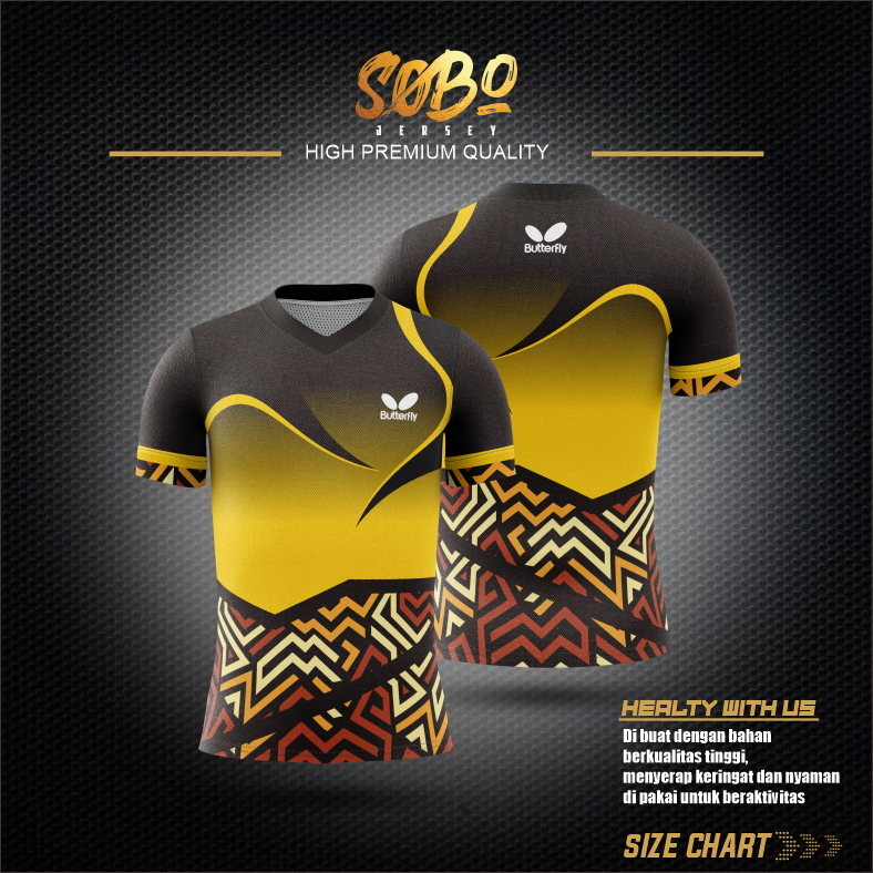 Baju Pingpong | Jersey Pingpong | Baju Tenis Meja | Jersey Tenis Meja  Printing Custom Free Name Set